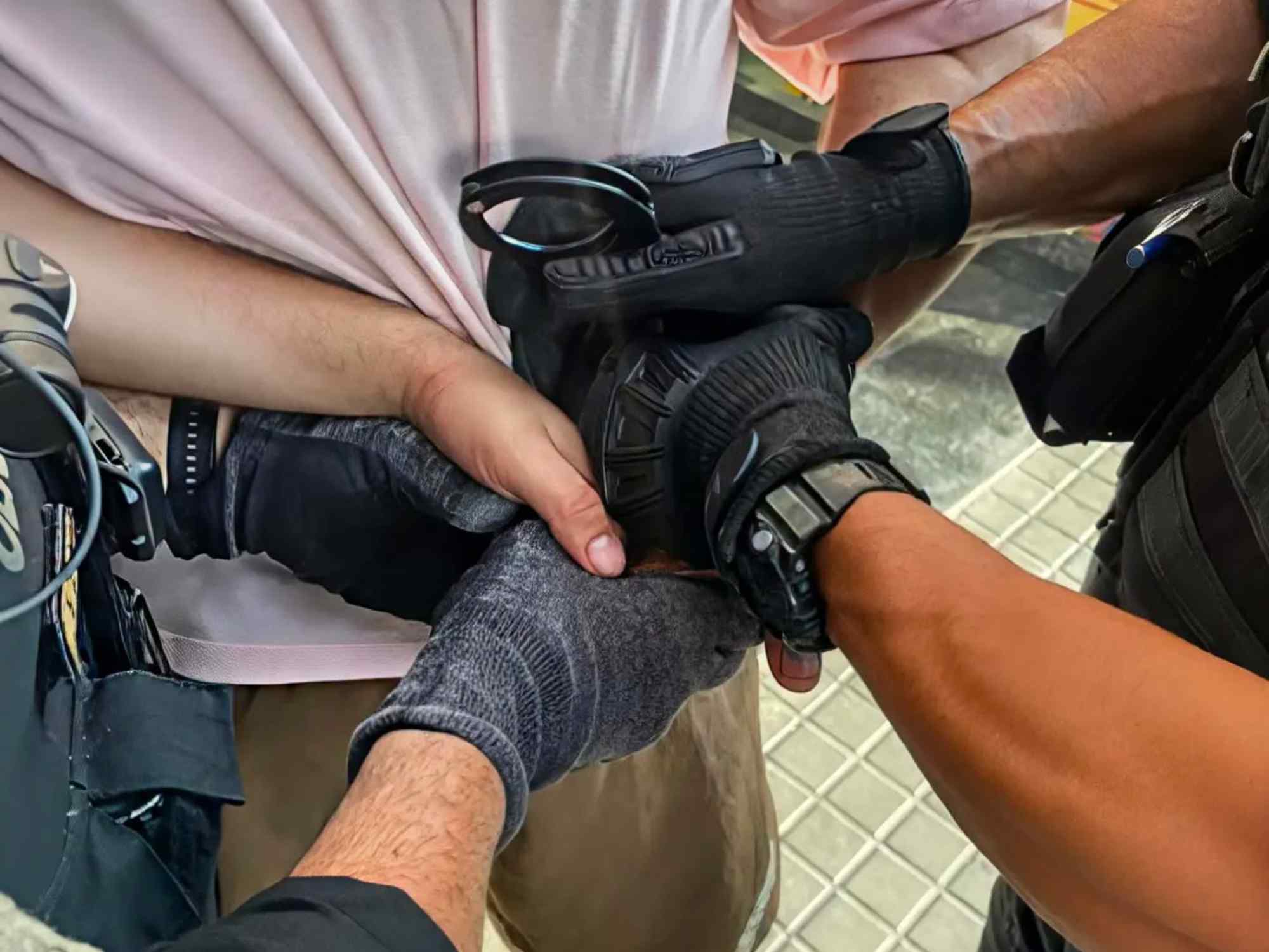 detencio policia santa coloma