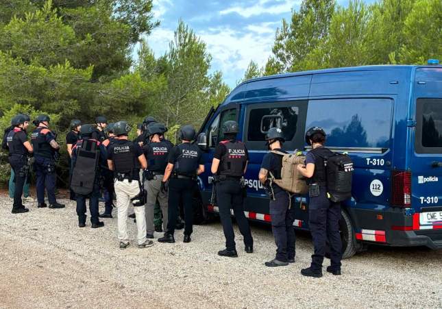 mossos marihuana montblanc