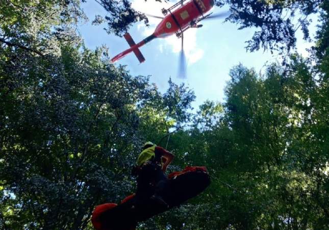 ciclista accidentada garrotxa