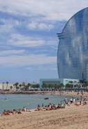 Platja sant sebastià hotel W barcelona