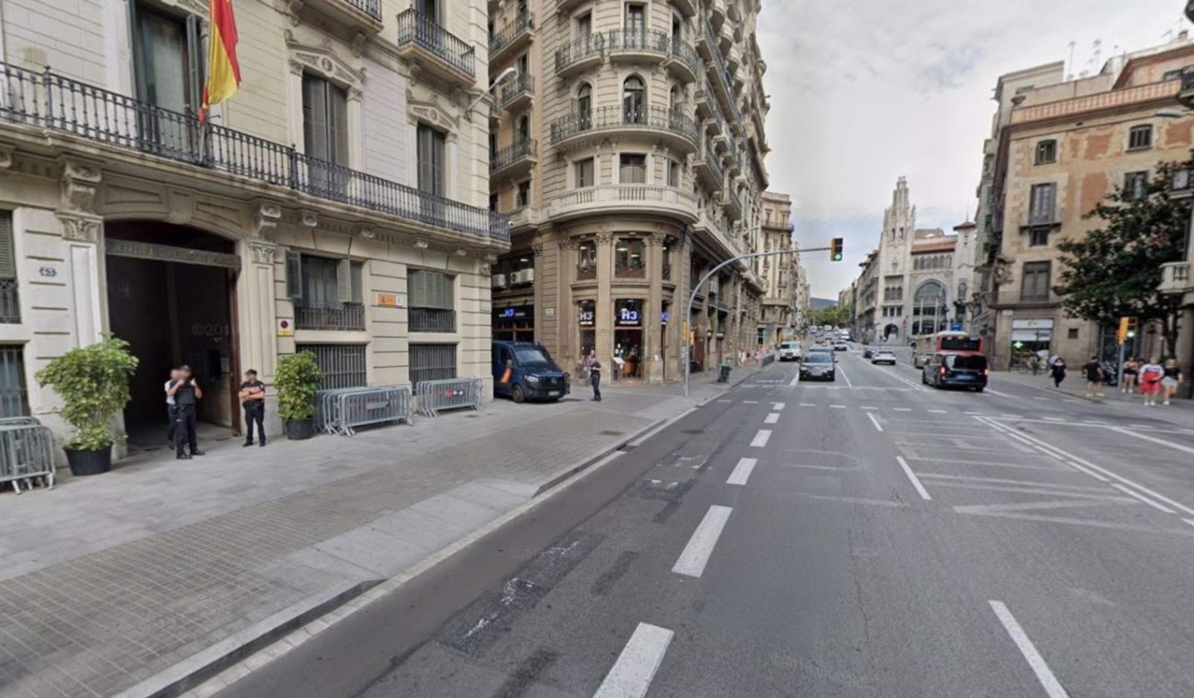 Policia Nacional CNP via laietana barcelona