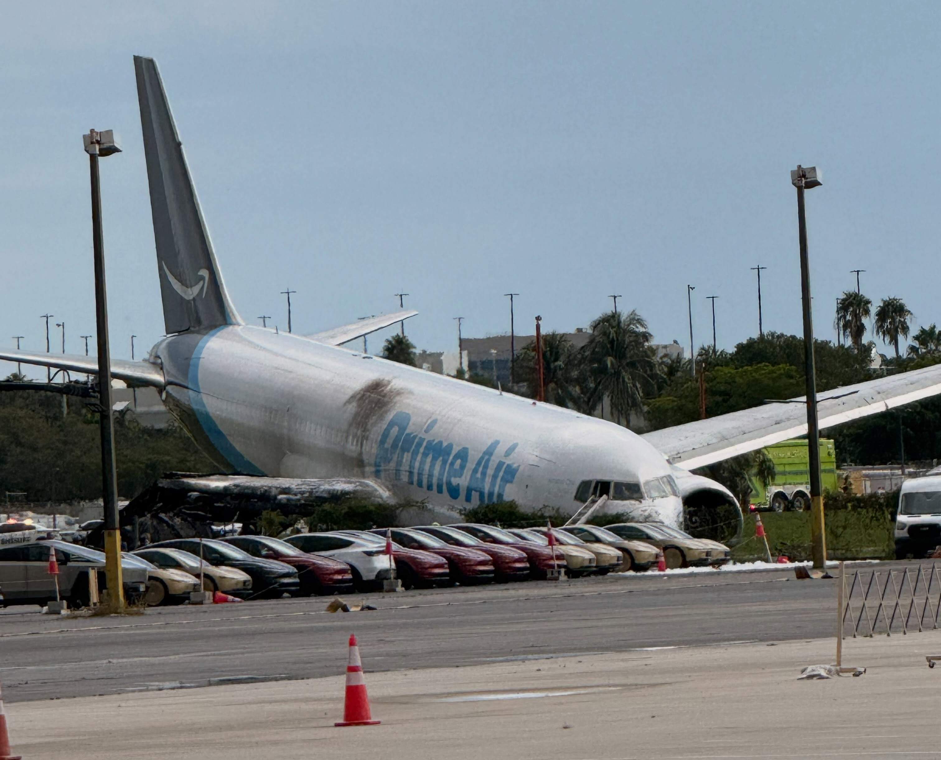 L'avió després de patir l'accident   Facebook   J.A.S