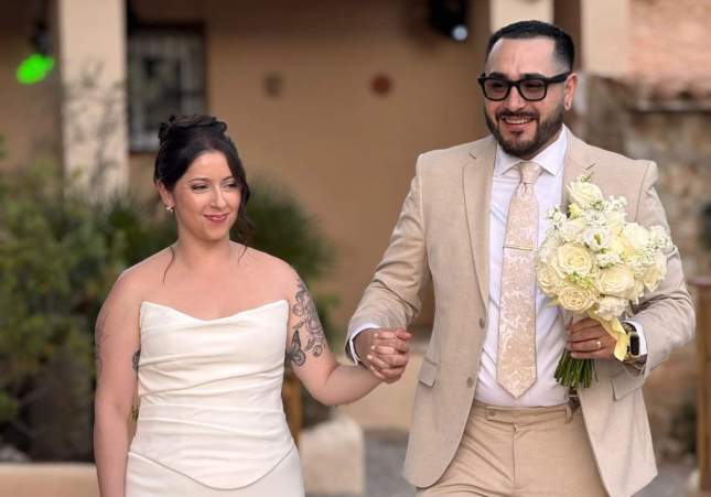La pareja en Cunit / Cedida La pareja en Cunit / Cedida