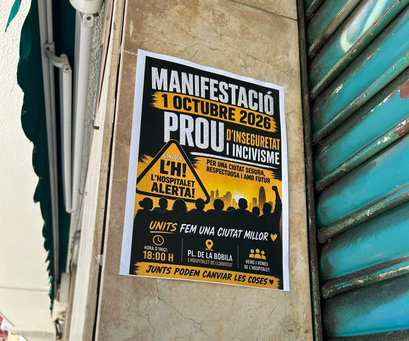 manifestació l'hospitalet alerta