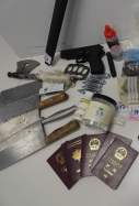 Material recuperat durant la intervenció policial  Mossos d'Esquadra