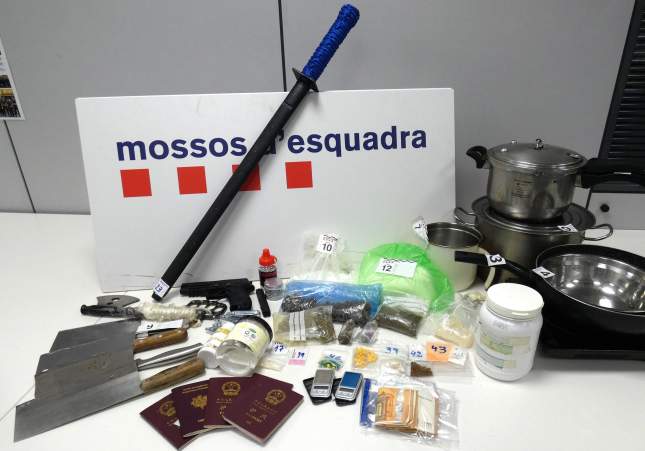 Elements requisats al narcopís / Mossos d'Esquadra