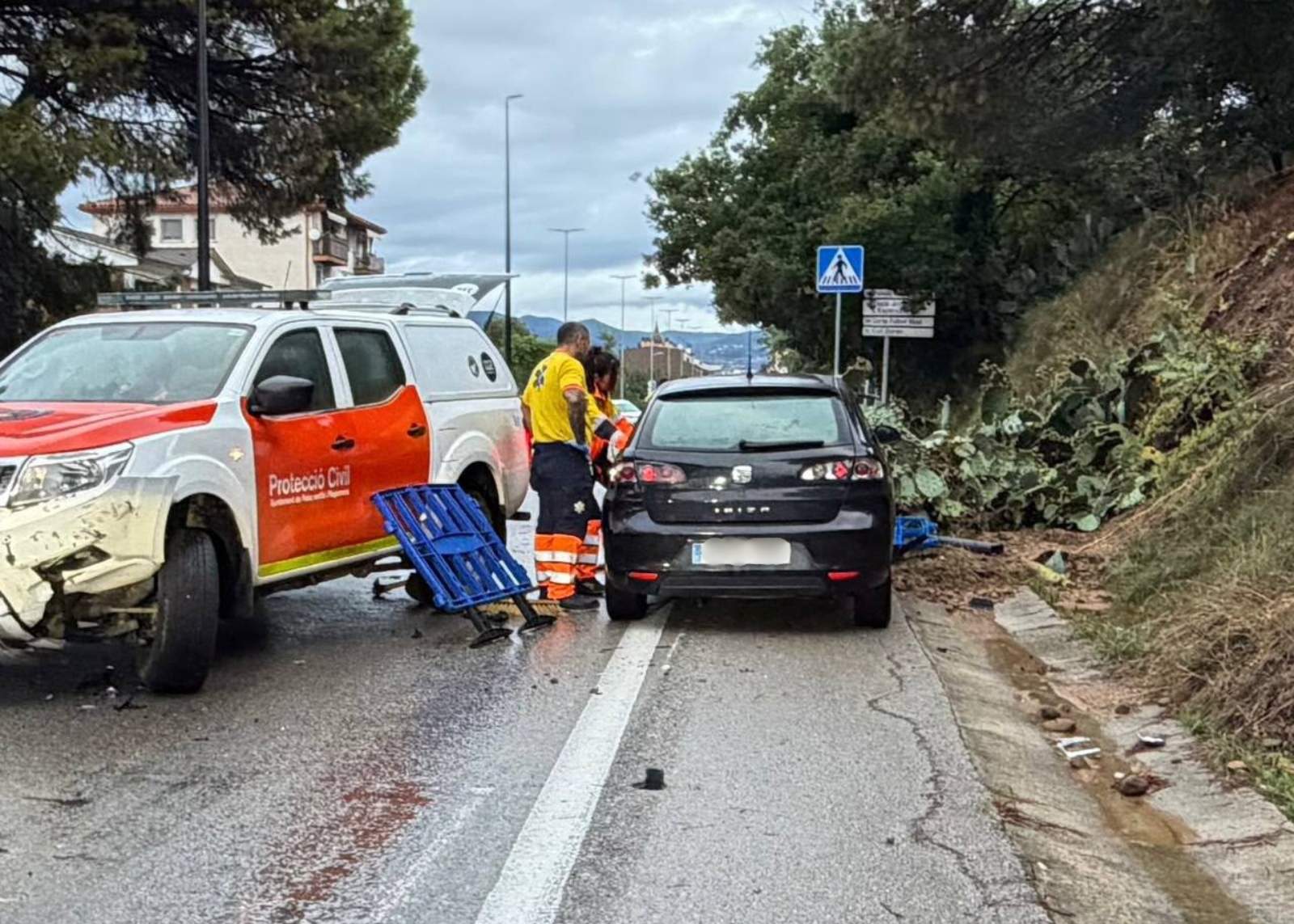 accident de trànsit proteccíó civil