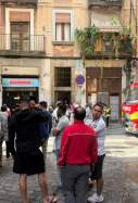 Evacuats per l'incendi al taller / Cedida