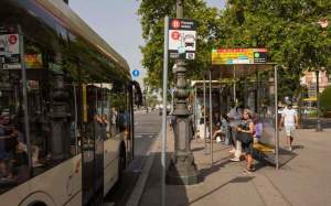 parada bus barcelona diagonal