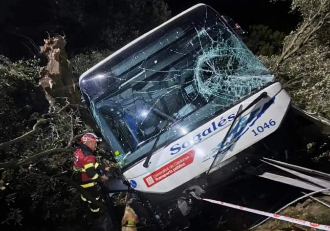 accident autobús fogars de montclús
