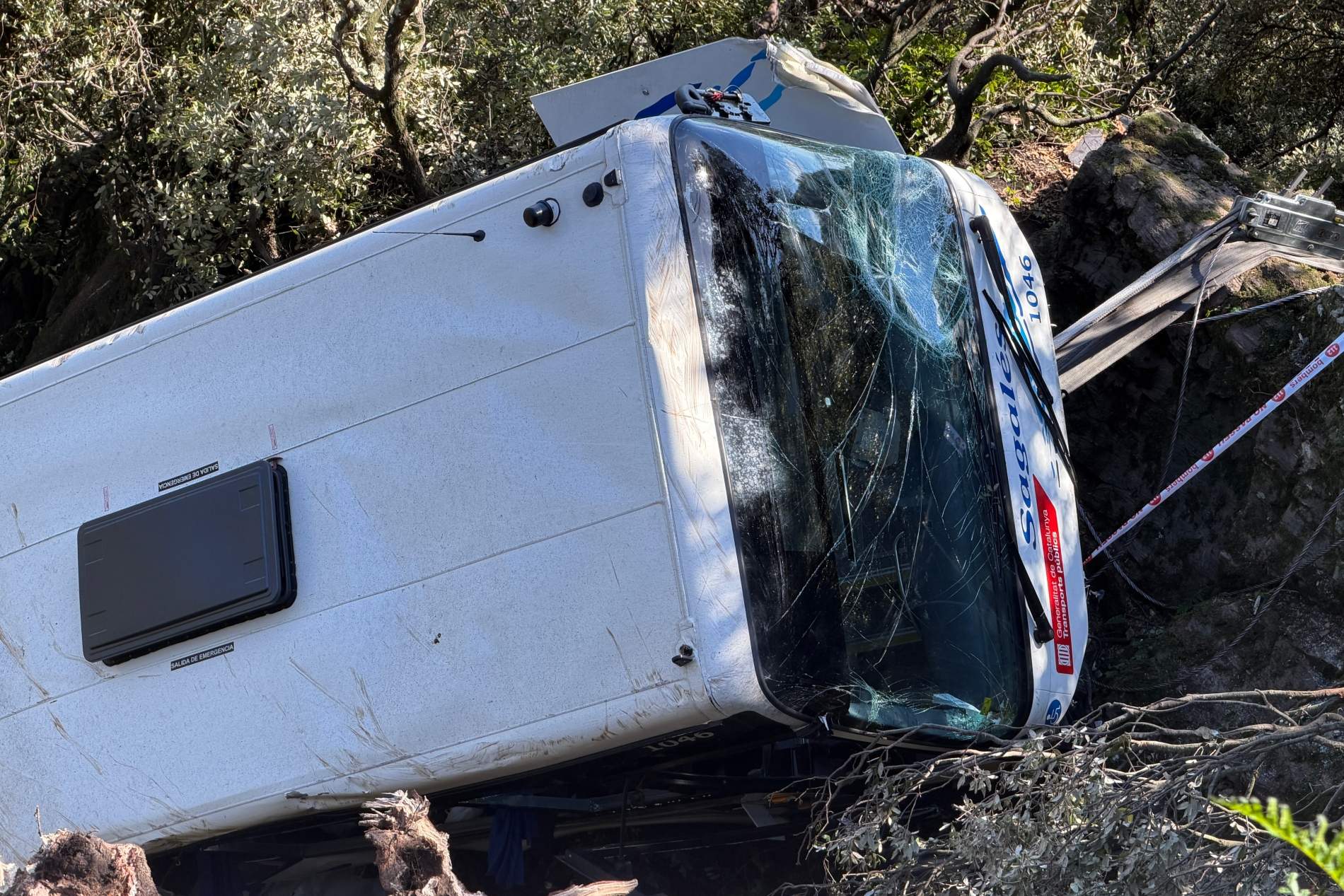 AUTOBÚS ACCIDENTAT FOGARS DE MONTCLÚS ACN