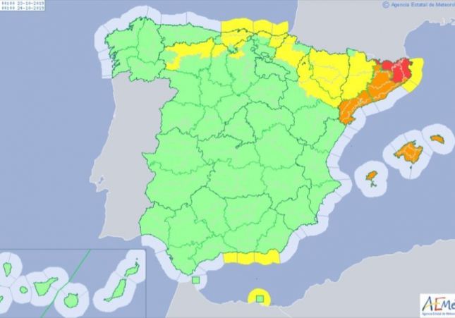 Avisos Aemet mañana Avisos Aemet mañana