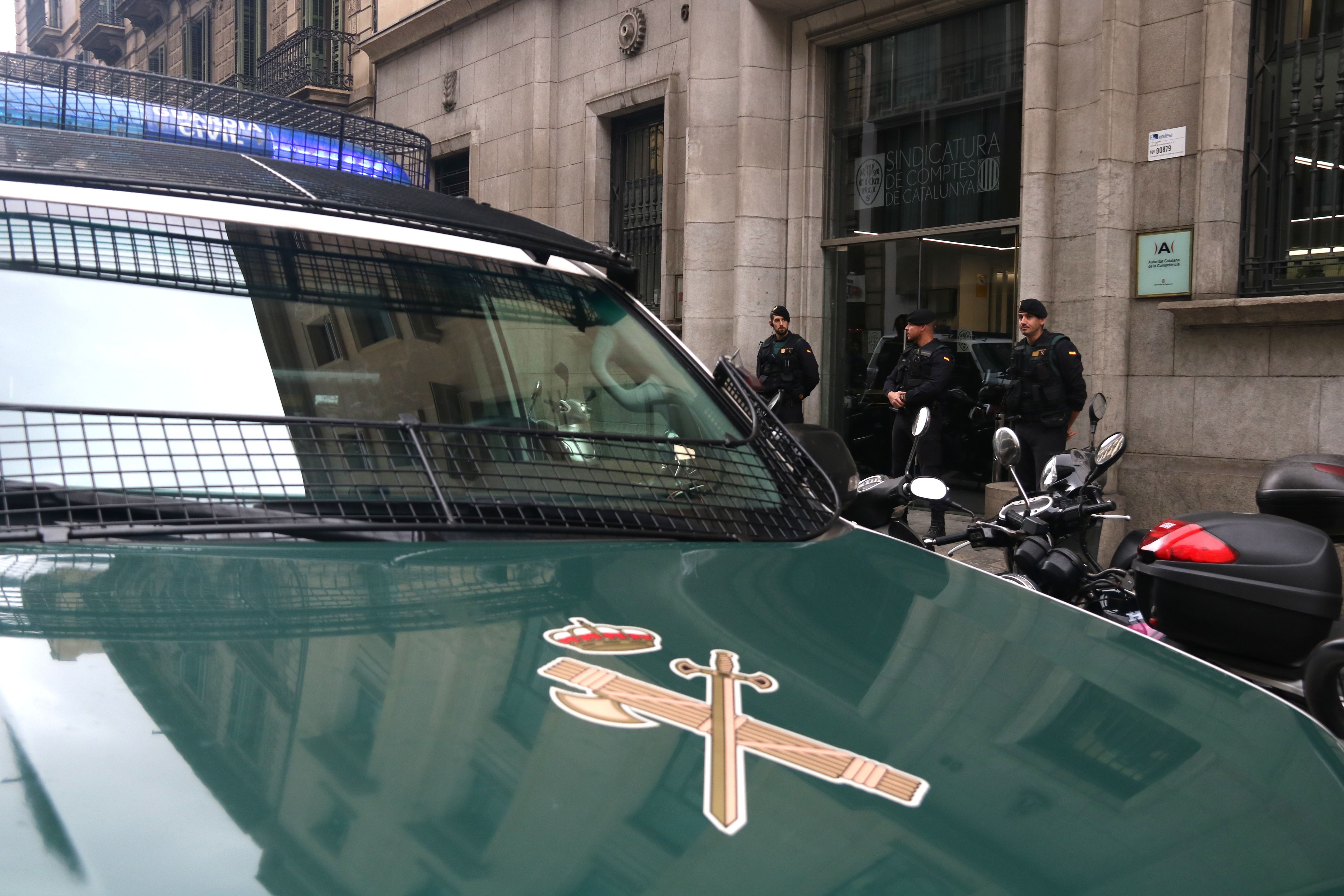 Cotxe Guàrdia Civil recurs / ACN Cotxe Guàrdia Civil recurs / ACN
