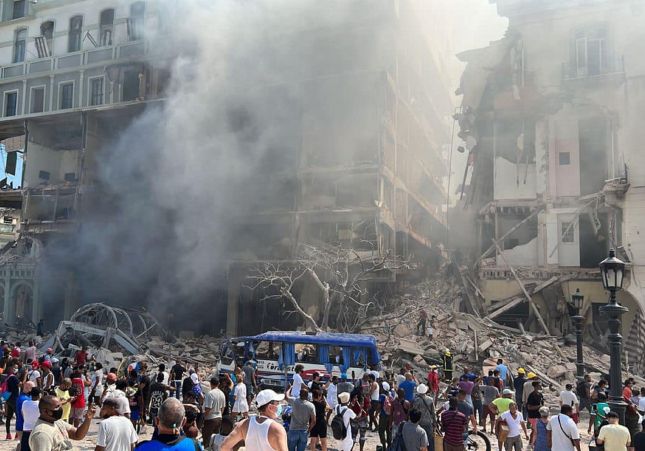 Hotel Saratoga Explosion Brutal La Habana Cuba