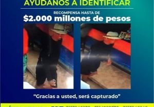 Imatge captada a través de les càmeres de seguretat del presumpte assassí / Policia Nacional de Colòmbia, Twitter